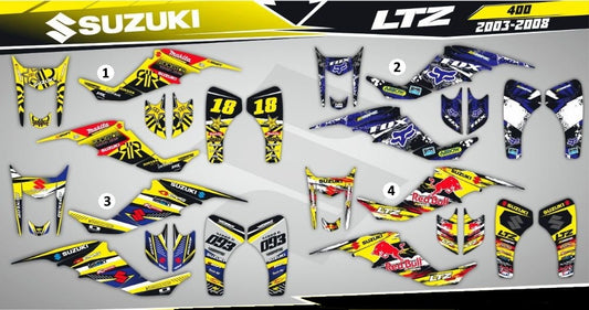 Decals graphic kit for ATV Yamaha Honda Suzuki BRP Can-Am Polaris Raptor trx ltz yfz, motorcycle custom vinyl stickers