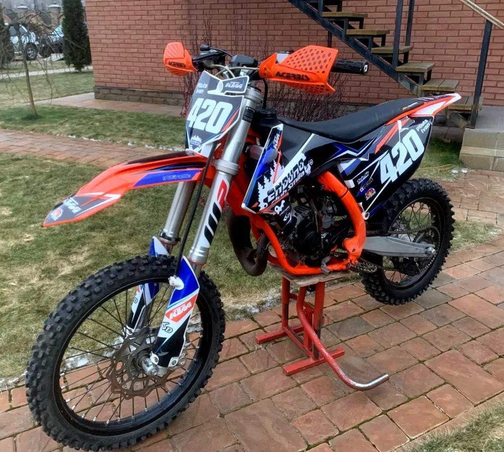 Motorcycle safety decal for KTM Gas Gas Husqvarna, Supercross custom vinyl stickers, Decals graphic kit for racing moto