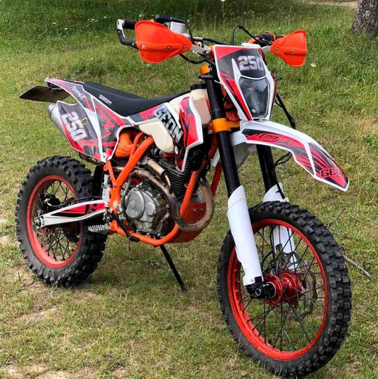 Geon GNS, X-Road, Terrax motorcycle decals graphic kit, Supermoto enduro hardenduro custom vinyl safety stickers for motocross
