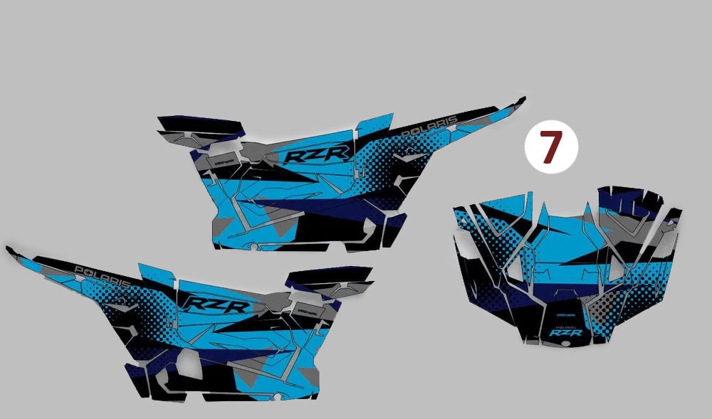 Custom vinyl protective stickers ATV Can-Am Maverick x3 Polaris rzr pro xp Outlander Renegade, motorcycle decals graphic kit for motocross