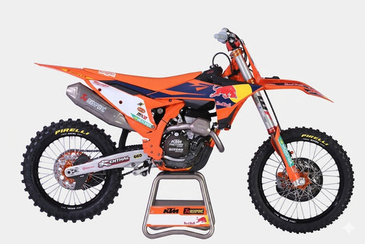 Red Bull KTM Decals for Dirt Bikes: Upgrade Your Bike with Professional Graphics