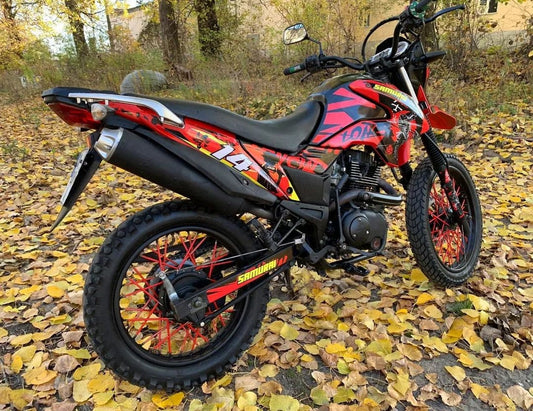 Motorcycle KTM Loncin Tekken Spark Pruss Forte Cross Sparta Balino Viper V250L 200 custom vinyl protective stickers