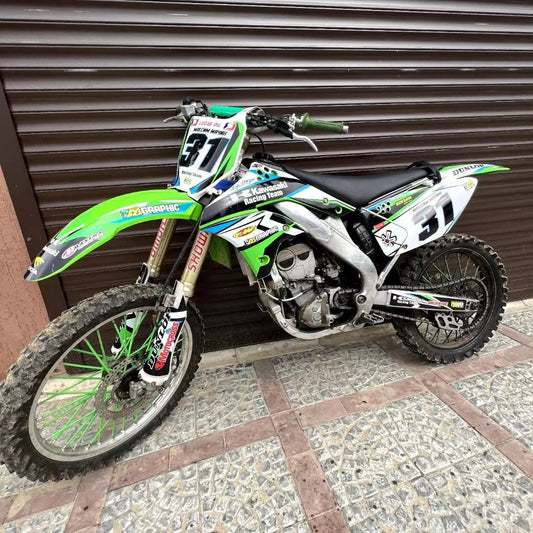 Motorcycle Kawasaki kxf kx450f kx250f kx klx custom vinyl  decals graphic kit,  Motocross protective stickers, enduro hardenduro racing moto